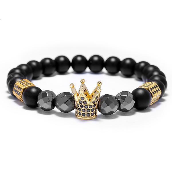 "Crown Onyx" Armband