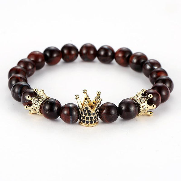 Armband Set " Rot Tigerauge"