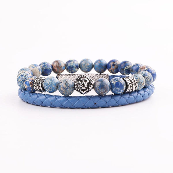 Armband Set " Blue Lion"