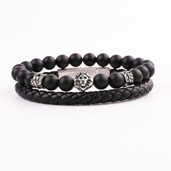 Armband Set " Black Lion"