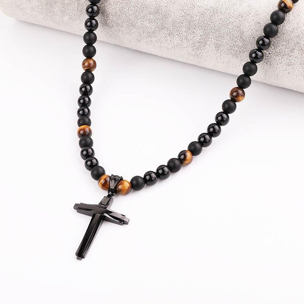 Halskette „Brown Cross“