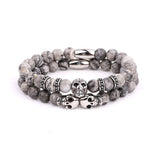 Armband Set "The Grey Skulls"