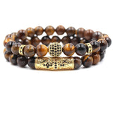 Armband Set "Tigerauge"