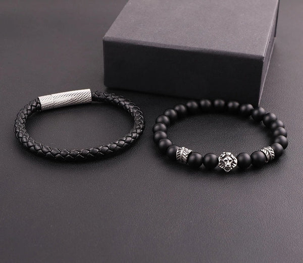 Armband Set " Black Lion"