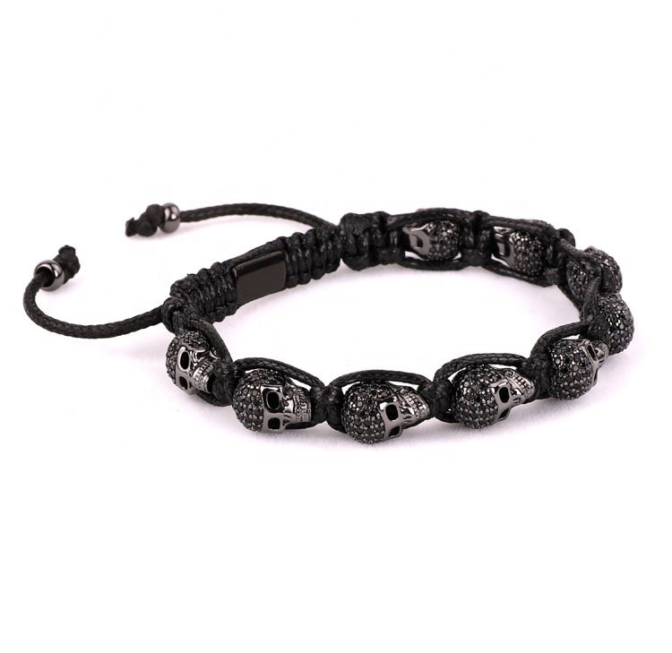 Armband Black Skull