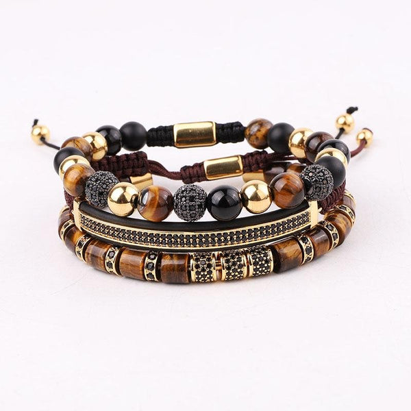 Armband Set "Tiger's eye"